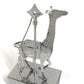 LOUIS VUITTON Unknown VIP Exclusive Novelty Not for Sale Customer Holiday Gift Animal Ornament 2024 Christmas Limited Edition Object Interior Decor Ostrich Zebra Giraffe Metal Object Unisex Silver