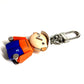 LOUIS VUITTON M01197 Gaston Jim Bag Charm Keychain, Metal, Unisex, White