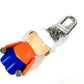 LOUIS VUITTON M01197 Gaston Jim Bag Charm Keychain, Metal, Unisex, White