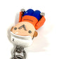 LOUIS VUITTON M01197 Gaston Jim Bag Charm Keychain, Metal, Unisex, White