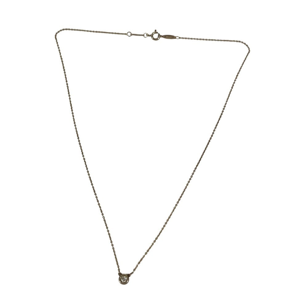 TIFFANY&Co. アクセサリー バイザヤード 1PD ダイヤモンド ダイヤ チェーンネックレス ジュエリー ネックレス AG925 レディース シルバー
