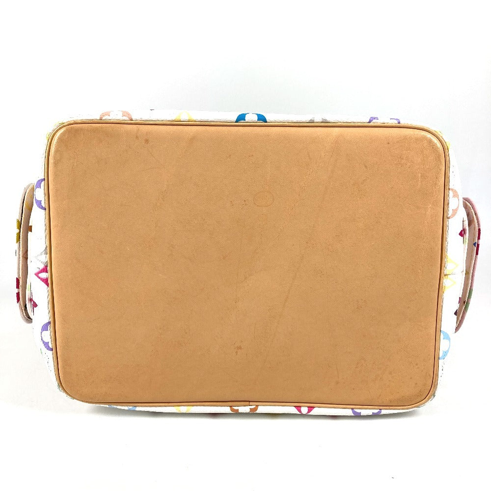 LOUIS VUITTON M42229 Monogram Multicolore Petit Noé Drawstring Shoulder Bag in Monogram Multicolore Canvas, Women's, Blanc and White