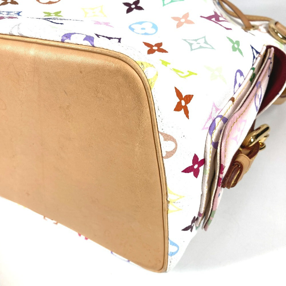 LOUIS VUITTON M42229 MonogramMulticolore Petit Noe Bag Drawstring Shoulder Shoulder Bag MonogramMulticoloreCanvas Blanc White Used