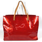 LOUIS VUITTON M91084 Monogram Vernis Reed GM Shoulder Tote Bag, Boston Bag, Monogram Vernis Canvas, Women's, Red