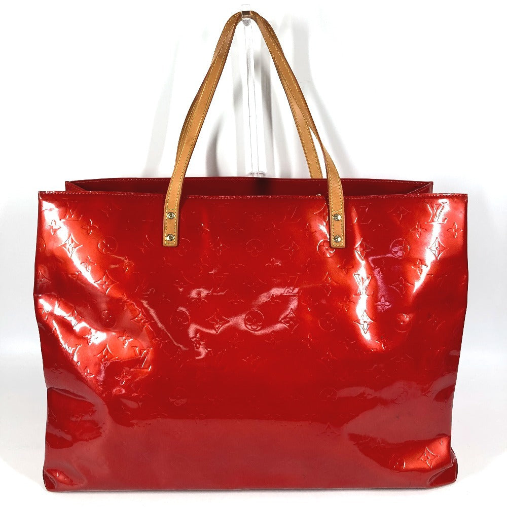LOUIS VUITTON M91084 Monogram Vernis Reed GM Shoulder Tote Bag, Boston Bag, Monogram Vernis Canvas, Women's, Red