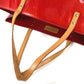 LOUIS VUITTON M91084 Monogram Vernis Reed GM Shoulder Tote Bag, Boston Bag, Monogram Vernis Canvas, Women's, Red