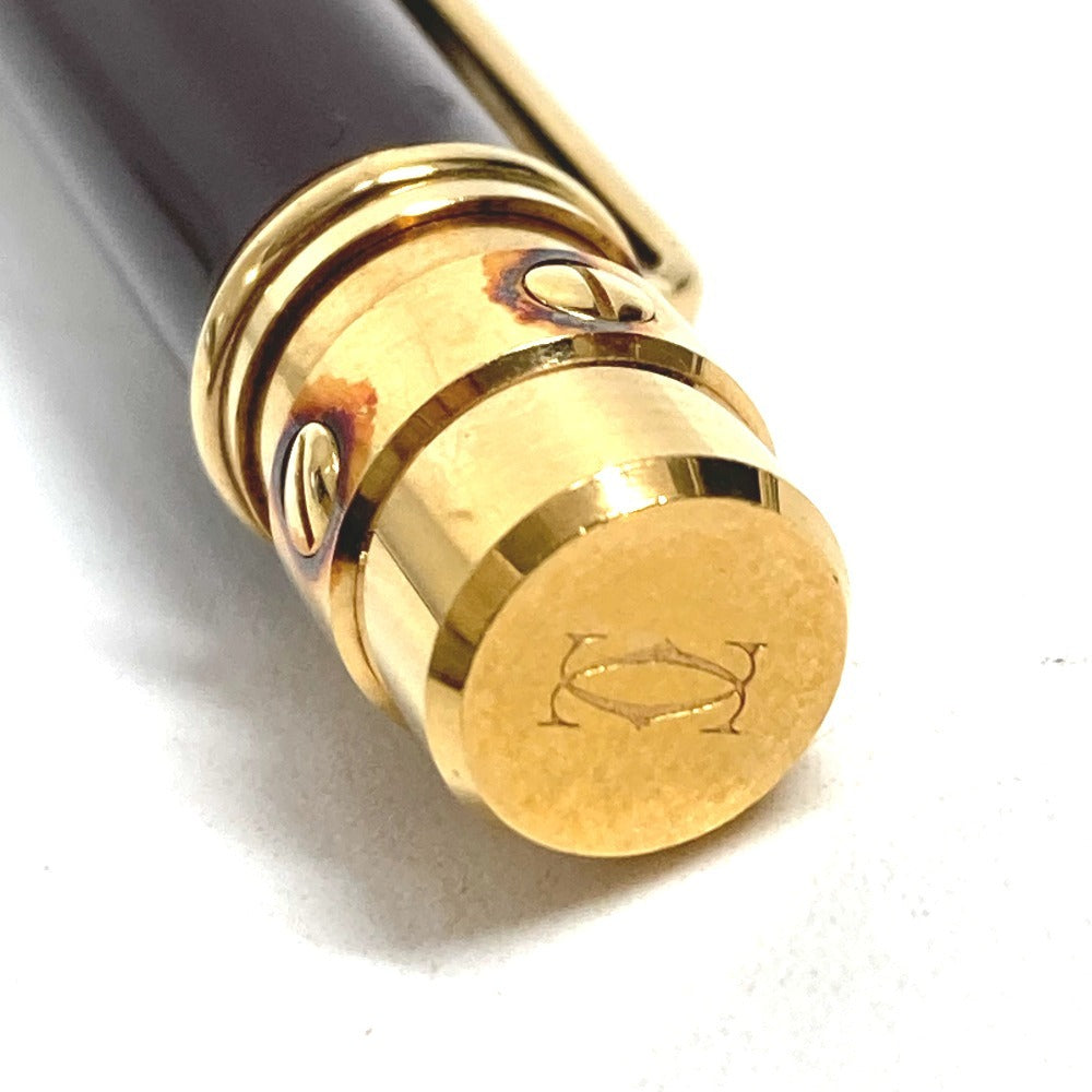 CARTIER Santos de Cartier Love Pen, Writing Instrument, Stationery, Ballpoint Pen, Resin, Unisex, Brown