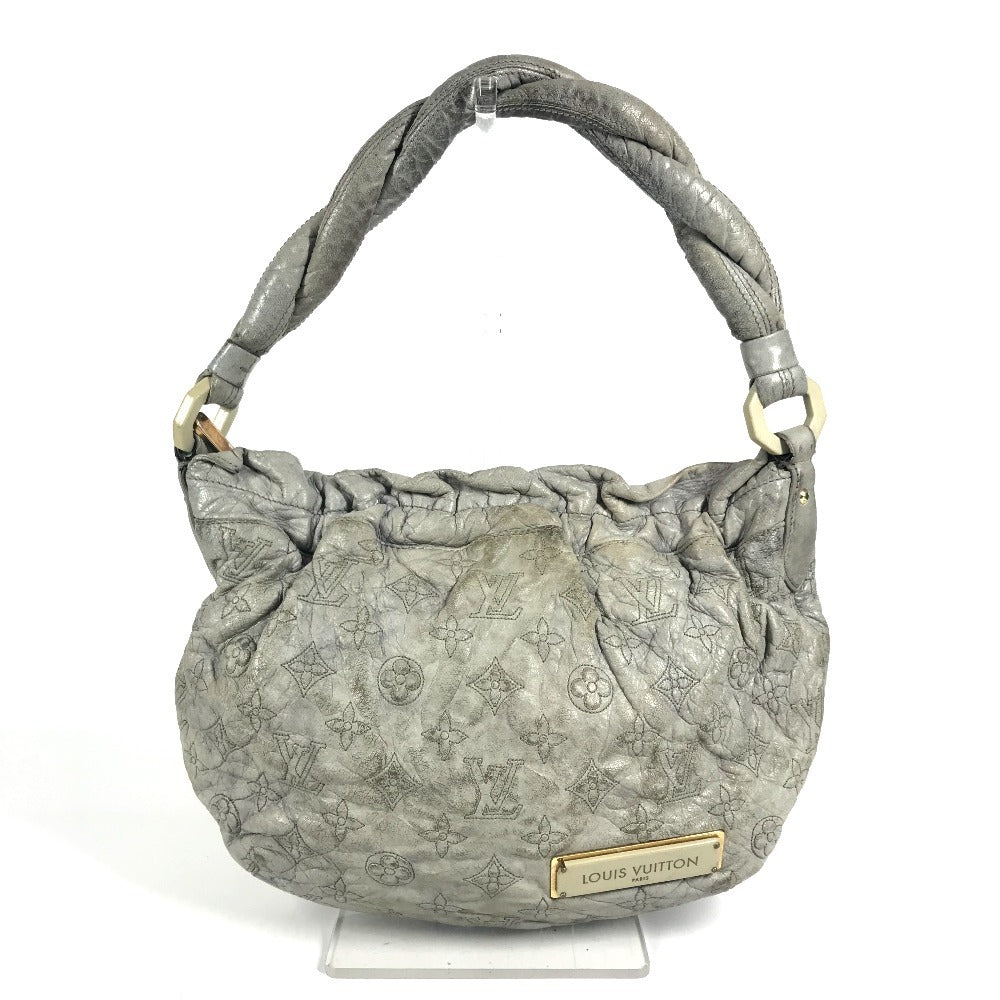 LOUIS VUITTON M95475 Monogram Olympe Nimbus PM Shoulder Bag, Leather, Unisex, Ecru, Gray