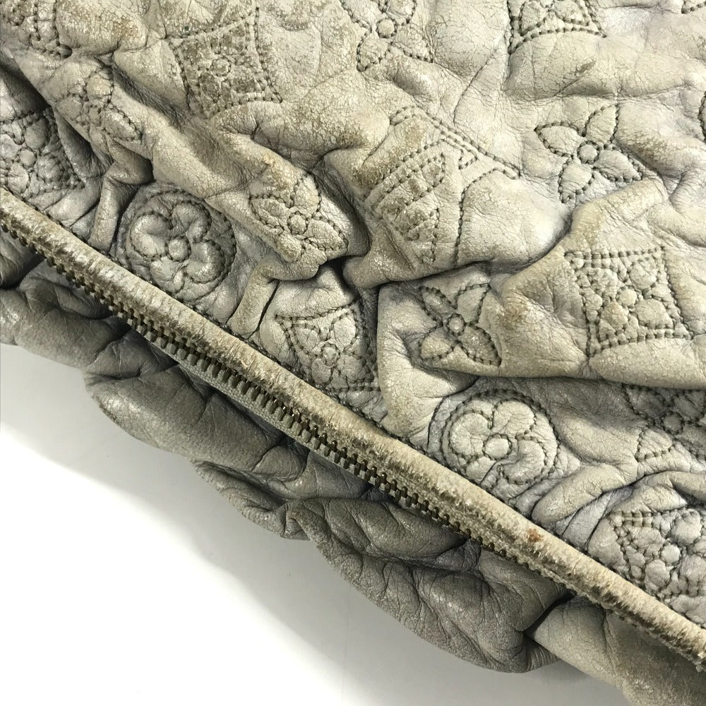 LOUIS VUITTON M95475 Monogram Olympe Nimbus PM Shoulder Bag, Leather, Unisex, Ecru, Gray