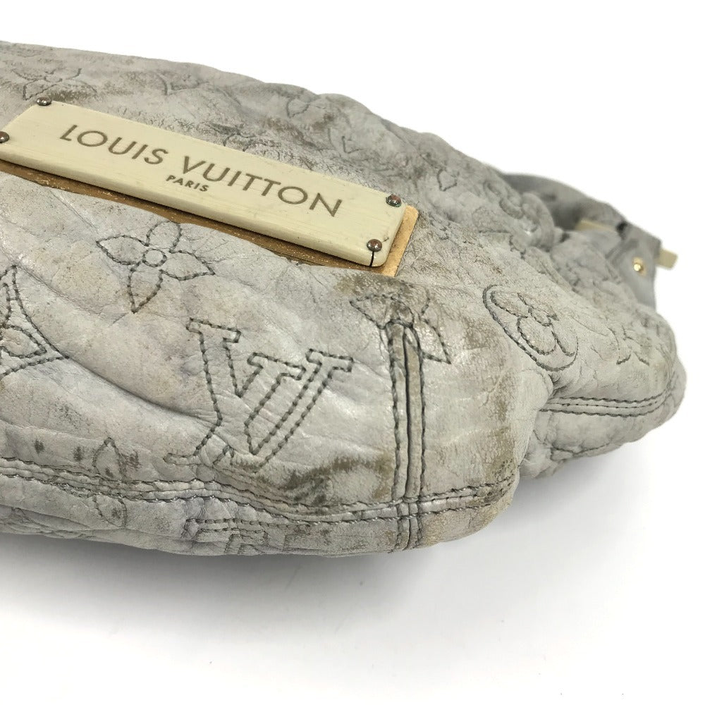LOUIS VUITTON M95475 Monogram Olympe Nimbus PM Shoulder Bag, Leather, Unisex, Ecru, Gray