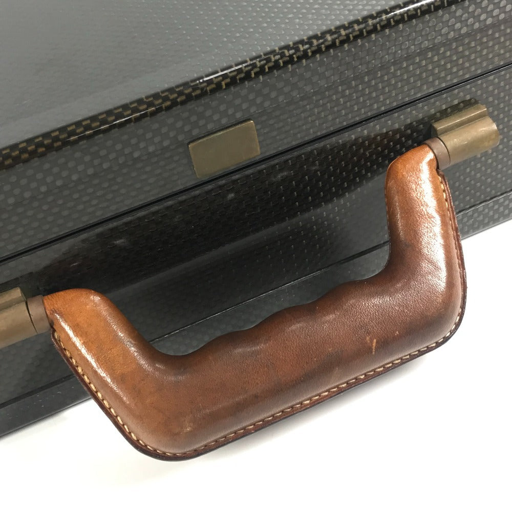 HERMES 150周年記念 500個限定 エスパスPM エスパス PM アタッシュケース ブリーフケース トランク ビジネスバッグ カーボン ユニセックス ブラック