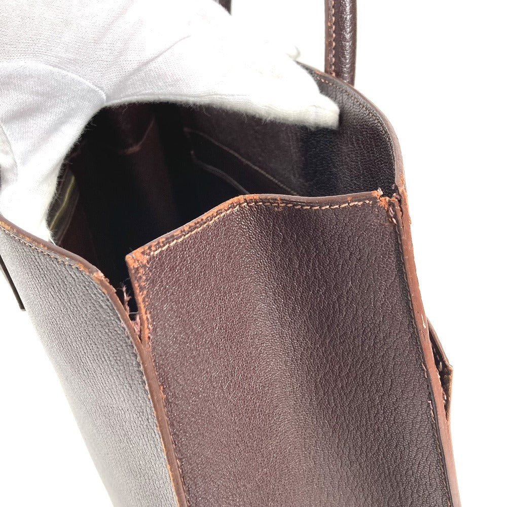 HERMES ホワイトバスGM ハンドバッグ カバン ショルダーバッグ 肩掛け トートバッグ レザー ユニセックス ブラウン