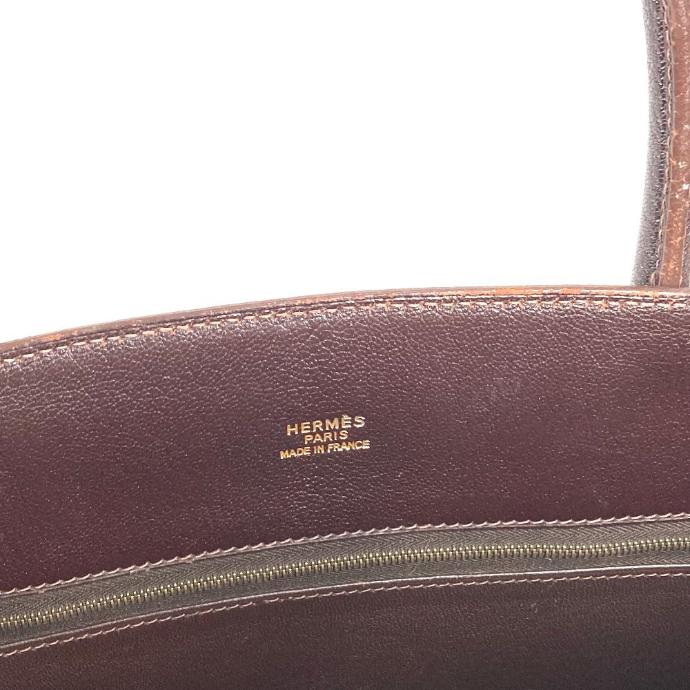 HERMES ホワイトバスGM ハンドバッグ カバン ショルダーバッグ 肩掛け トートバッグ レザー ユニセックス ブラウン