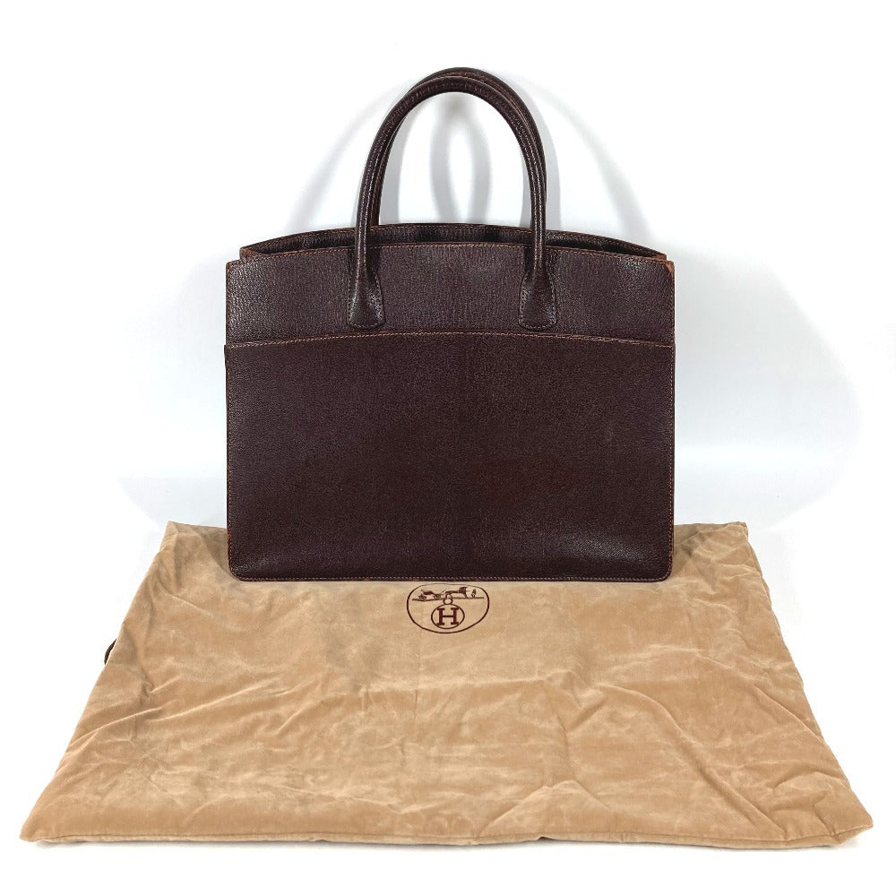 HERMES ホワイトバスGM ハンドバッグ カバン ショルダーバッグ 肩掛け トートバッグ レザー ユニセックス ブラウン