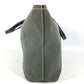 PRADA Triangle Logo Plate Tote Bag Shoulder Bag Unisex Gray/Khaki