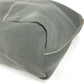 PRADA Triangle Logo Plate Tote Bag Shoulder Bag Unisex Gray/Khaki