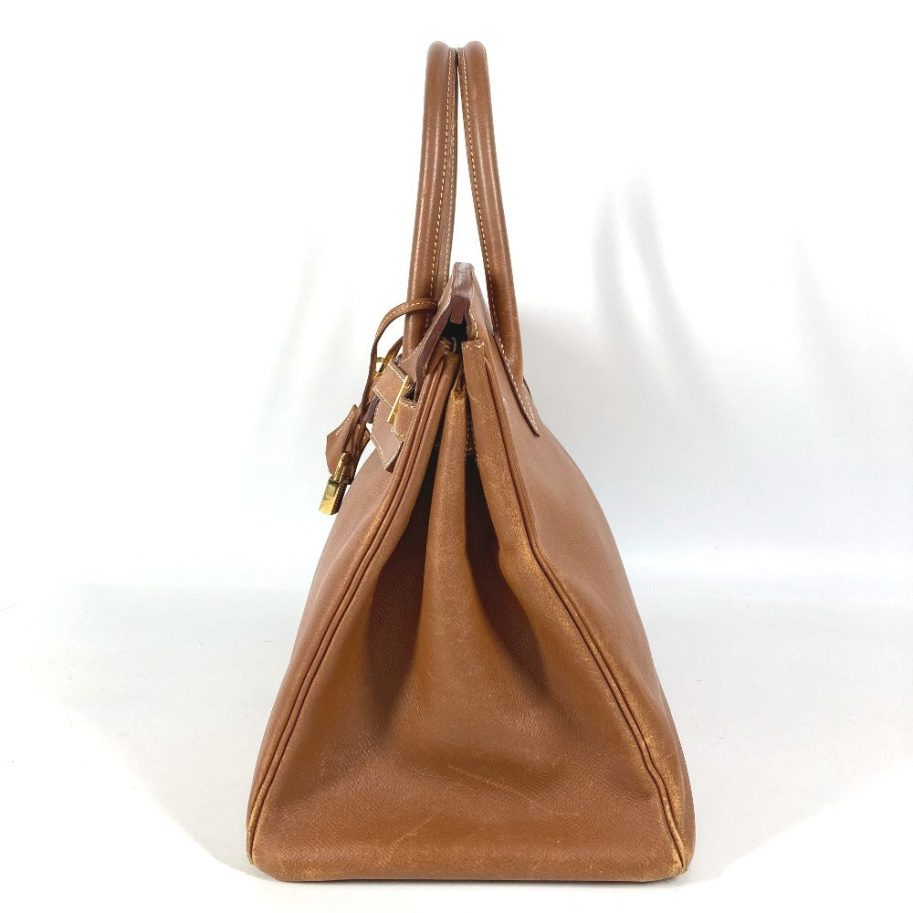 HERMES バーキン35 バーキン 35 カバン トートバッグ ハンドバッグ クシュベル ユニセックス ゴールド ゴールド