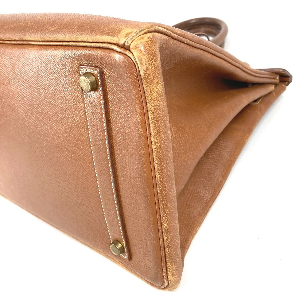 HERMES バーキン35 バーキン 35 カバン トートバッグ ハンドバッグ クシュベル ユニセックス ゴールド ゴールド