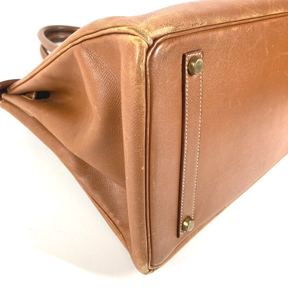 HERMES バーキン35 バーキン 35 カバン トートバッグ ハンドバッグ クシュベル ユニセックス ゴールド ゴールド