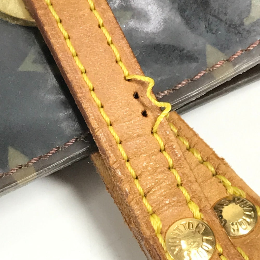 LOUIS VUITTON M50500 モノグラム ビニール カバクルーズ ショルダーバッグ 肩掛け カバン ポーチ付き トートバッグ ビニール レディース ブラウン