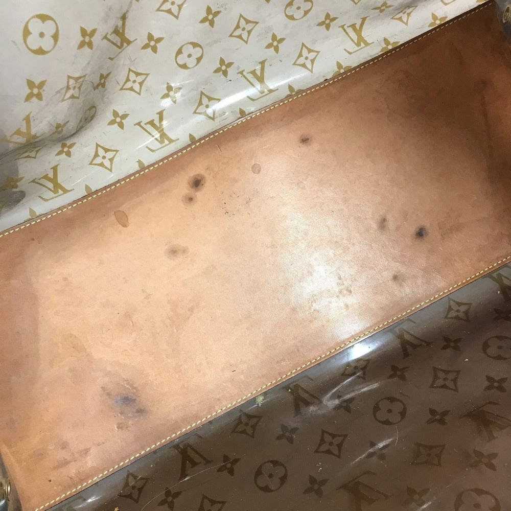 LOUIS VUITTON M50500 モノグラム ビニール カバクルーズ ショルダーバッグ 肩掛け カバン ポーチ付き トートバッグ ビニール レディース ブラウン