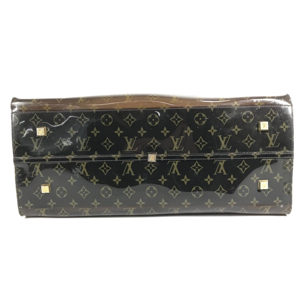 LOUIS VUITTON M50500 モノグラム ビニール カバクルーズ ショルダーバッグ 肩掛け カバン ポーチ付き トートバッグ ビニール レディース ブラウン