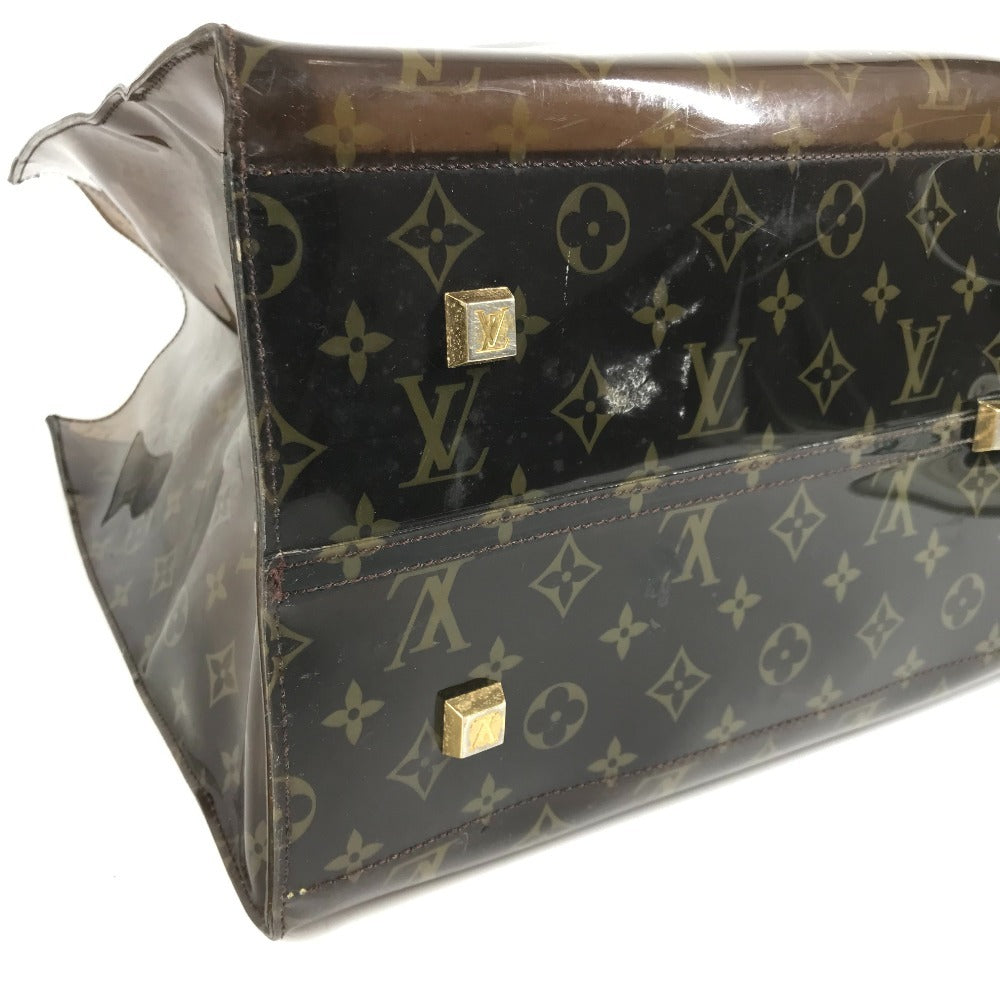 LOUIS VUITTON M50500 モノグラム ビニール カバクルーズ ショルダーバッグ 肩掛け カバン ポーチ付き トートバッグ ビニール レディース ブラウン
