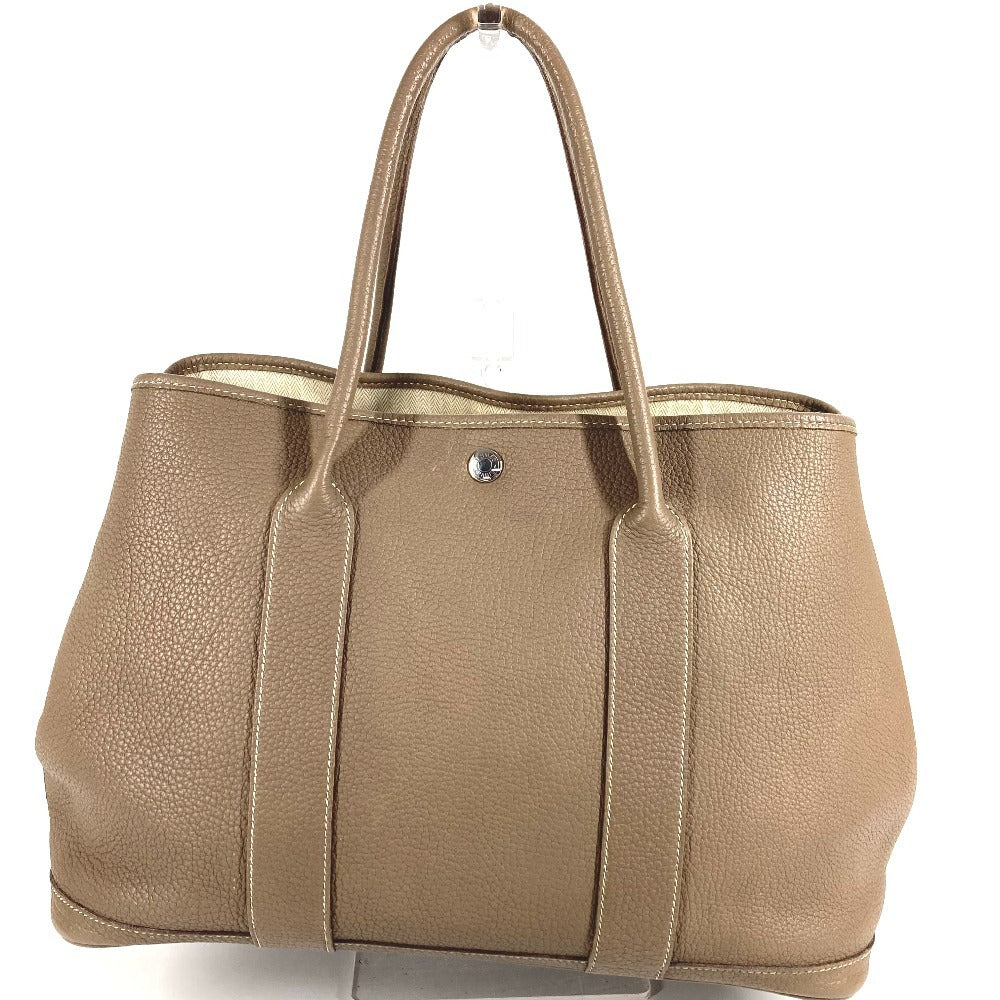 HERMES ガーデンパーティ36 PM ガーデンパーティ 36 カバン バッグ ハンドバッグ ショルダーバッグ 肩掛け トートバッグ ネゴンダ ユニセックス エトゥープ ベージュ