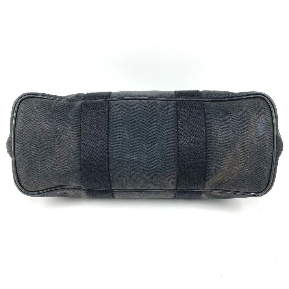 HERMES ヴァルパライソ MM ヴァルパライソMM カバン フラップ トートバッグ ハンドバッグ トワルシェブロン ユニセックス ブラック