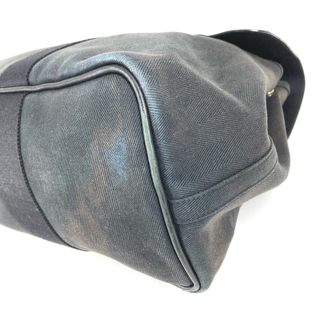 HERMES ヴァルパライソ MM ヴァルパライソMM カバン フラップ トートバッグ ハンドバッグ トワルシェブロン ユニセックス ブラック