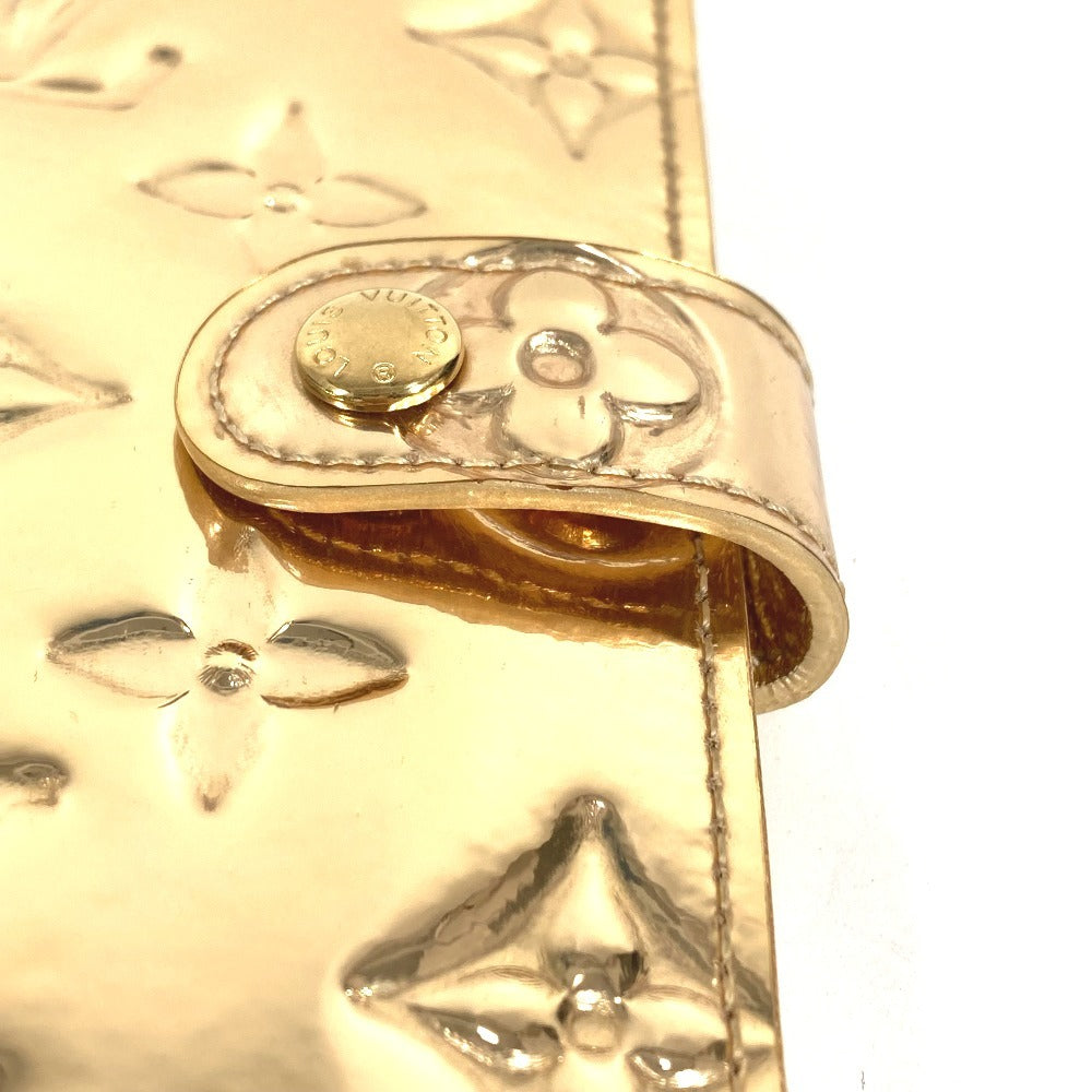 LOUIS VUITTON R20962 モノグラムミロワール アジェンダPM アジェンダ PM システム手帳 ステーショナリー 手帳カバー レザー ユニセックス ゴールド