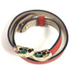 BVLGARI 2重ブレスレット バングル セルペンティ フォーエバー ロゴ アクセサリー ジュエリー ブレスレット レザー ユニセックス レッド