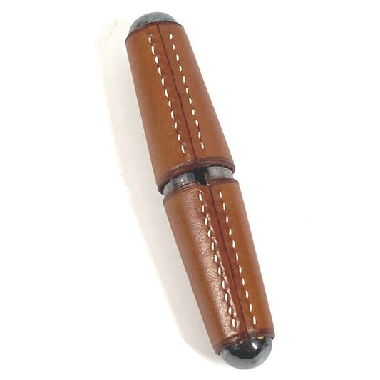 HERMES ロゴ ワインオープナー 食器 インテリア 雑貨 レザー ユニセックス ブラウン