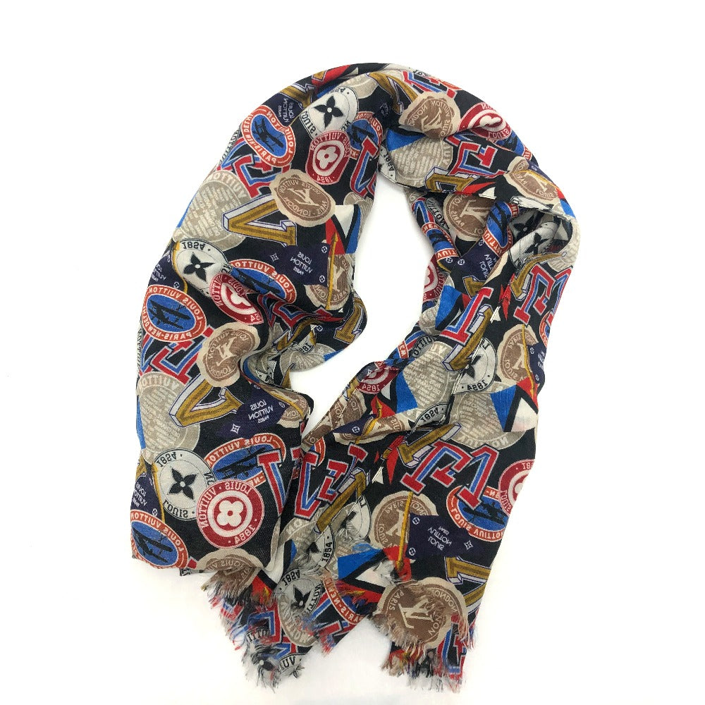 LOUIS VUITTON M70623 エトール オールオーバー LVリーグ ストール フリンジ 大判 ストール マフラー アパレル ファッション小物 ショール コットン ユニセックス M70623