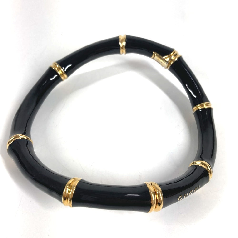 GUCCI 830377 25SS バンブー ロゴ チョーカー アクセサリー ジュエリー ネックレス アルミニウム ユニセックス ブラック