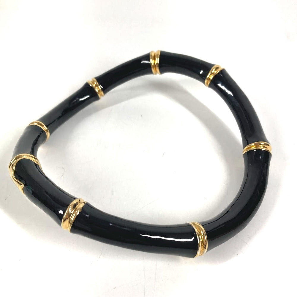 GUCCI 830377 25SS バンブー ロゴ チョーカー アクセサリー ジュエリー ネックレス アルミニウム ユニセックス ブラック