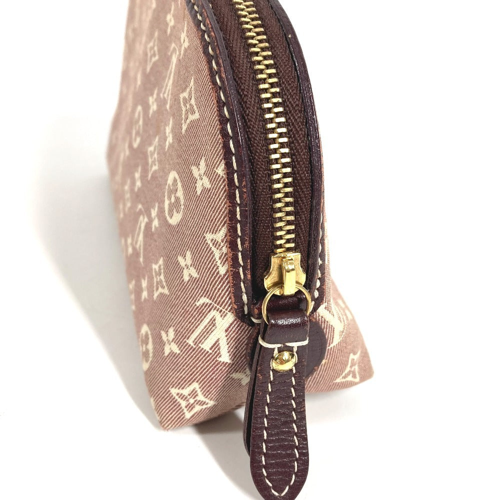 LOUIS VUITTON M40377 モノグラムイディール ポシェットコスメティック メイクポーチ トラベルポーチ マルチポーチ 化粧ポーチ モノグラムイディール レディース セピア レッド