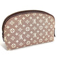 LOUIS VUITTON M40377 モノグラムイディール ポシェットコスメティック メイクポーチ トラベルポーチ マルチポーチ 化粧ポーチ モノグラムイディール レディース セピア レッド