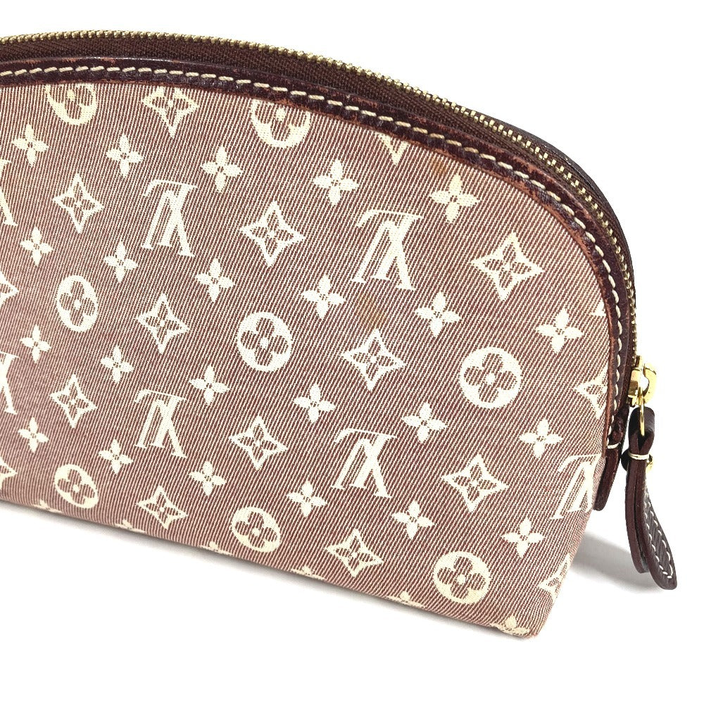 LOUIS VUITTON M40377 モノグラムイディール ポシェットコスメティック メイクポーチ トラベルポーチ マルチポーチ 化粧ポーチ モノグラムイディール レディース セピア レッド