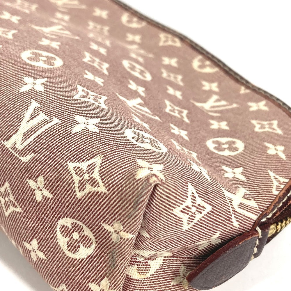 LOUIS VUITTON M40377 モノグラムイディール ポシェットコスメティック メイクポーチ トラベルポーチ マルチポーチ 化粧ポーチ モノグラムイディール レディース セピア レッド