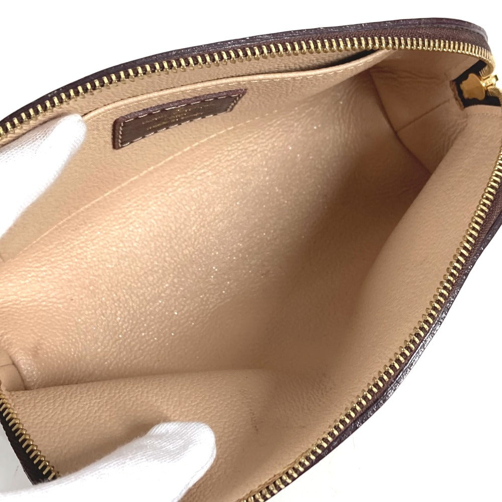 LOUIS VUITTON M40377 モノグラムイディール ポシェットコスメティック メイクポーチ トラベルポーチ マルチポーチ 化粧ポーチ モノグラムイディール レディース セピア レッド