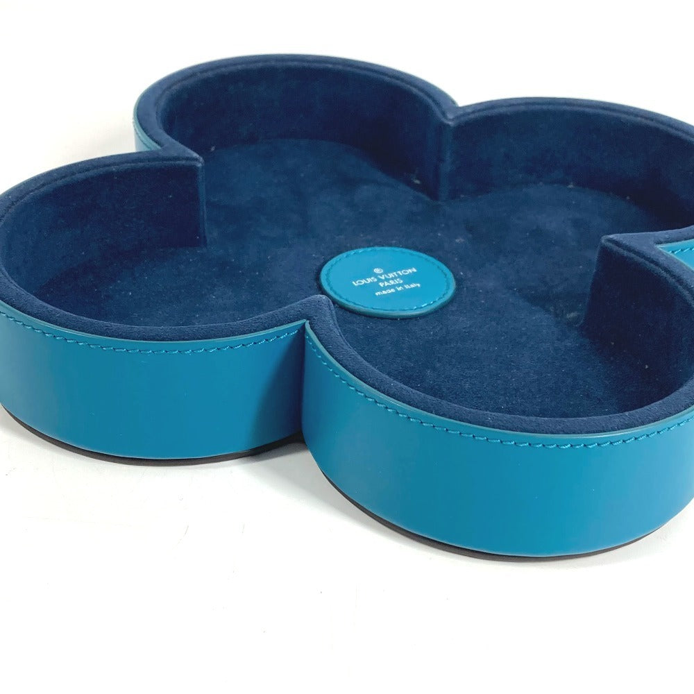 LOUIS VUITTON GI0822 Monogram Vide-Poche Flower Tray Leather Unisex Blue