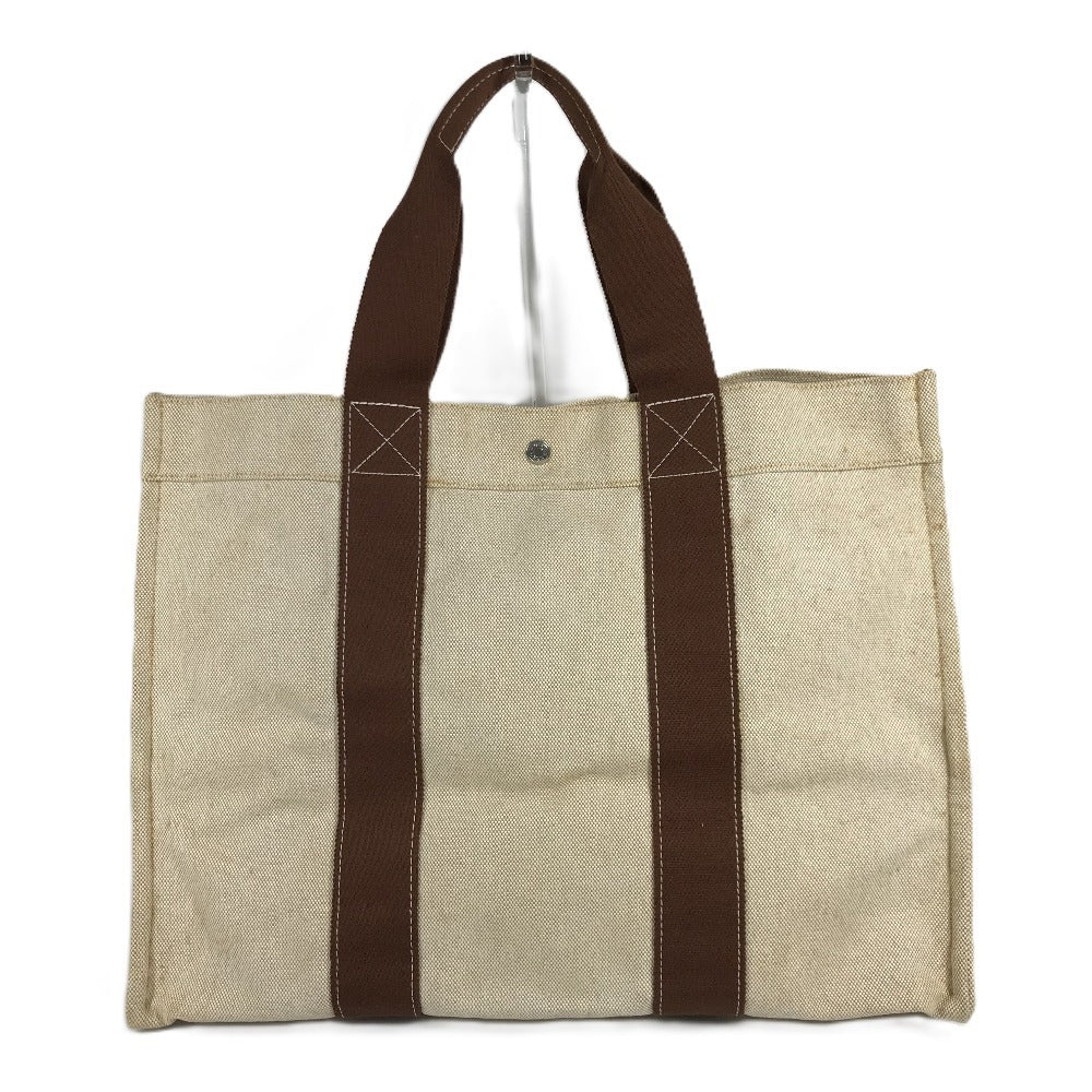 HERMES Borabora GM Borabora GM Bag Travel Bag Handbag Boston Bag Canvas Unisex Beige
