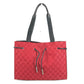 GUCCI 002 1053 GG Logo Bag Handbag Tote Shoulder Bag GG Canvas/Leather Unisex Red