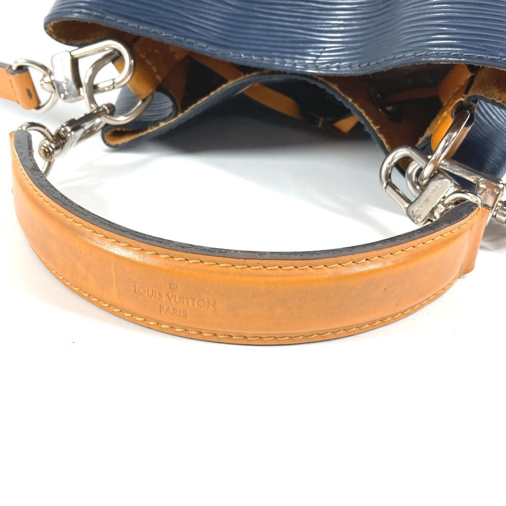 LOUIS VUITTON M53610 エピ ネオノエBB ネオノエ BB バイカラー カバン 斜め掛け 2WAYバッグ ハンドバッグ 巾着バッグ ショルダーバッグ エピレザー ユニセックス アンディゴ×サフラン ネイビー