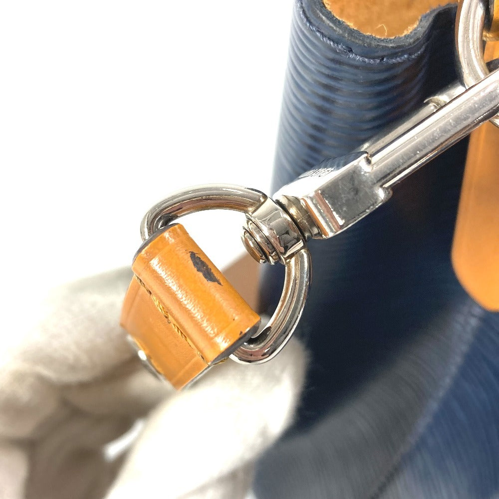 LOUIS VUITTON M53610 エピ ネオノエBB ネオノエ BB バイカラー カバン 斜め掛け 2WAYバッグ ハンドバッグ 巾着バッグ ショルダーバッグ エピレザー ユニセックス アンディゴ×サフラン ネイビー