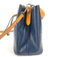 LOUIS VUITTON M53610 エピ ネオノエBB ネオノエ BB バイカラー カバン 斜め掛け 2WAYバッグ ハンドバッグ 巾着バッグ ショルダーバッグ エピレザー ユニセックス アンディゴ×サフラン ネイビー