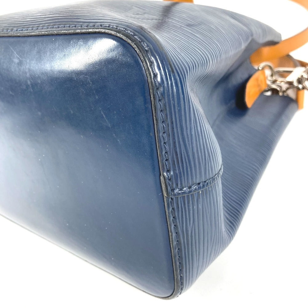 LOUIS VUITTON M53610 エピ ネオノエBB ネオノエ BB バイカラー カバン 斜め掛け 2WAYバッグ ハンドバッグ 巾着バッグ ショルダーバッグ エピレザー ユニセックス アンディゴ×サフラン ネイビー