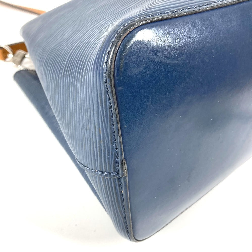 LOUIS VUITTON M53610 エピ ネオノエBB ネオノエ BB バイカラー カバン 斜め掛け 2WAYバッグ ハンドバッグ 巾着バッグ ショルダーバッグ エピレザー ユニセックス アンディゴ×サフラン ネイビー