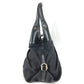 BVLGARI Double Coin Bulgari Bulgari Logo Chandra Tote Bag Shoulder Bag Leather Ladies Black